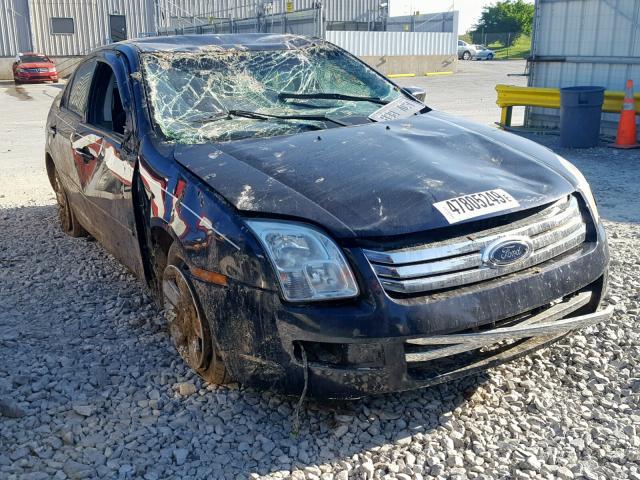 3FAHP07Z68R143202 - 2008 FORD FUSION SE BLUE photo 1