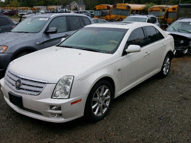 1G6DC67A850216098 - 2005 CADILLAC STS WHITE photo 2