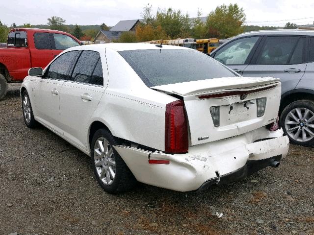 1G6DC67A850216098 - 2005 CADILLAC STS WHITE photo 3