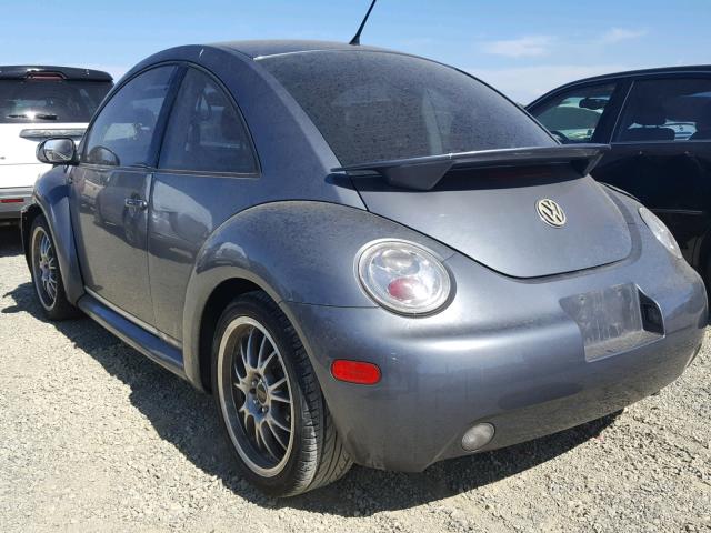 3VWCR31C35M411603 - 2005 VOLKSWAGEN NEW BEETLE GRAY photo 3