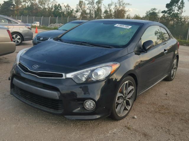 KNAFZ6A34F5369805 - 2015 KIA FORTE SX BLACK photo 2