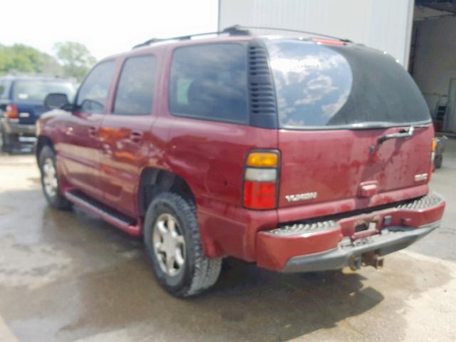 1GKEK63U44J161683 - 2004 GMC YUKON DENA RED photo 3