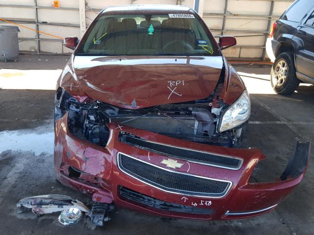 1G1ZC5E08CF242159 - 2012 CHEVROLET MALIBU 1LT 栗色 照片 10