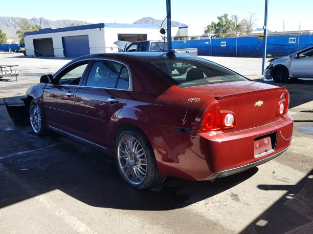 1G1ZC5E08CF242159 - 2012 CHEVROLET MALIBU 1LT 栗色 照片 3