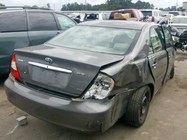 4T1BE32K24U877786 - 2004 TOYOTA CAMRY LE GRAY photo 4