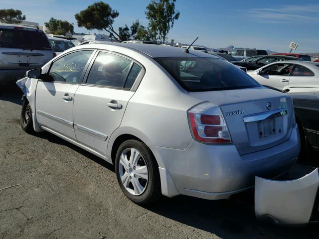 3N1AB6AP7AL656040 - 2010 NISSAN SENTRA 2.0 SILVER photo 3