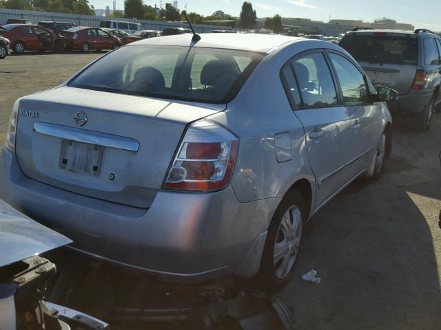 3N1AB6AP7AL656040 - 2010 NISSAN SENTRA 2.0 SILVER photo 4