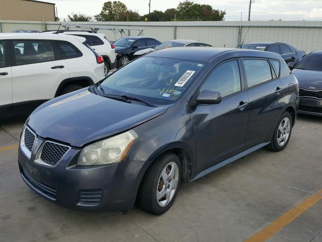 5Y2SP67819Z451952 - 2009 PONTIAC VIBE CHARCOAL photo 2