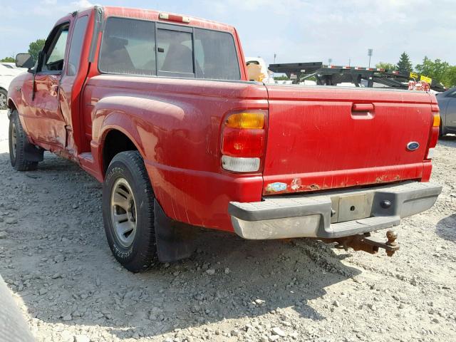 1FTYR14U7WTA61090 - 1998 FORD RANGER SUP RED photo 3