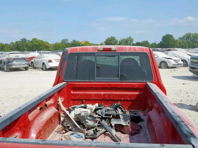 1FTYR14U7WTA61090 - 1998 FORD RANGER SUP RED photo 6