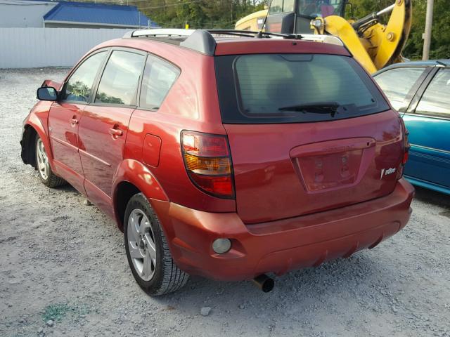 5Y2SL62894Z465044 - 2004 PONTIAC VIBE RED photo 3