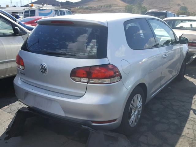 WVWBB7AJ7CW115084 - 2012 VOLKSWAGEN GOLF SILVER photo 4