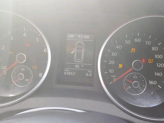 WVWBB7AJ7CW115084 - 2012 VOLKSWAGEN GOLF SILVER photo 8