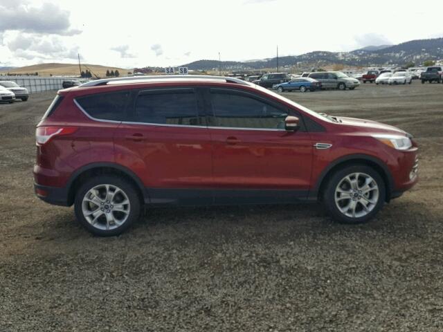 1FMCU9J94EUD09582 - 2014 FORD ESCAPE TIT MAROON photo 9