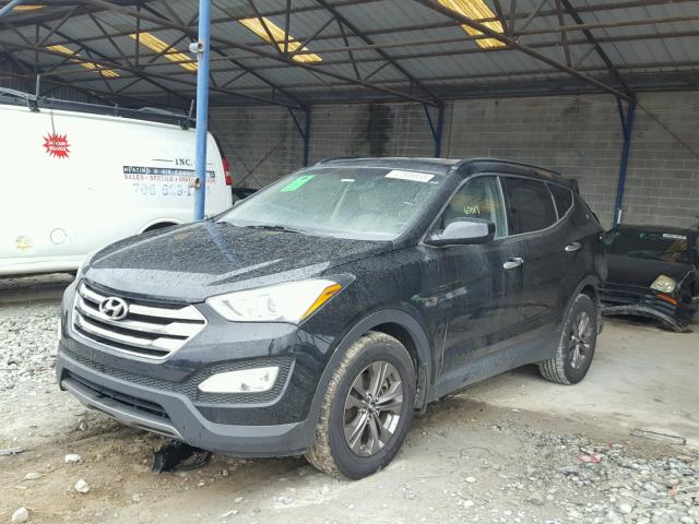 5XYZU3LB1EG223434 - 2014 HYUNDAI SANTA FE S BLACK photo 2