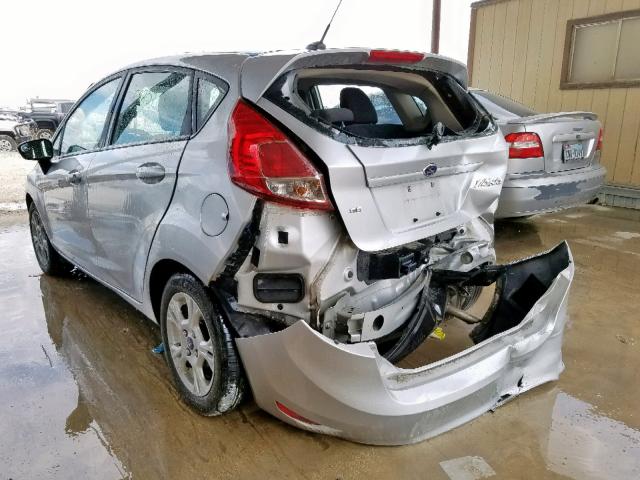 3FADP4EJ2GM141414 - 2016 FORD FIESTA SE SILVER photo 3