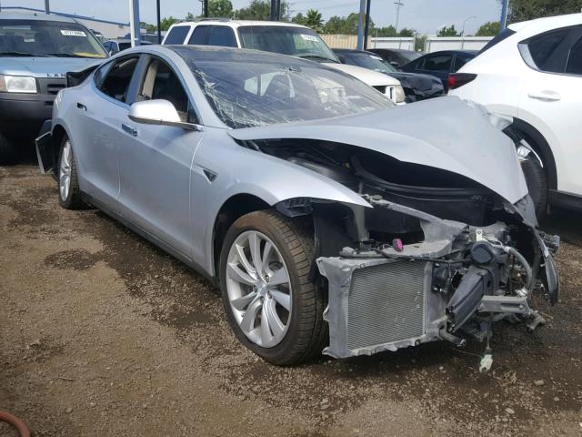 5YJSA1CN3DFP21696 - 2013 TESLA MODEL S SILVER photo 1