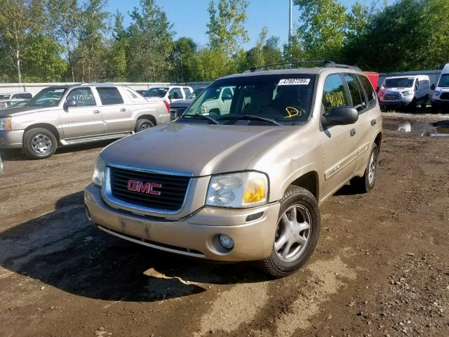 1GKDT13SX52273118 - 2005 GMC ENVOY TAN photo 2