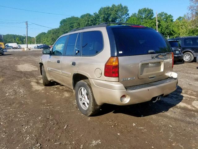 1GKDT13SX52273118 - 2005 GMC ENVOY TAN photo 3