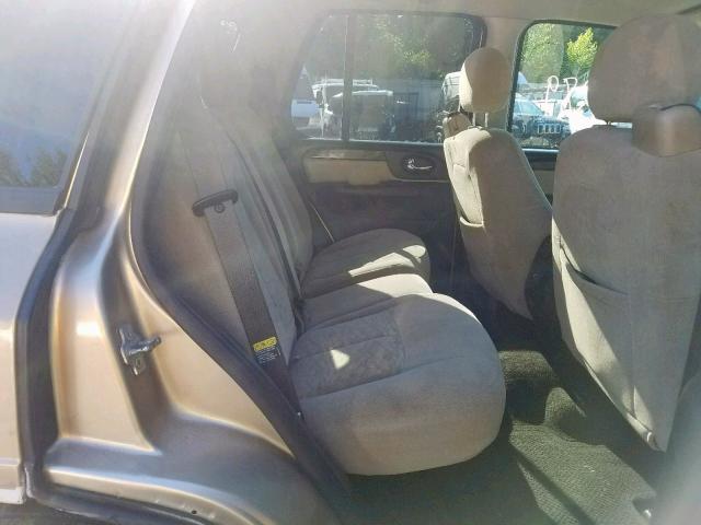 1GKDT13SX52273118 - 2005 GMC ENVOY TAN photo 6