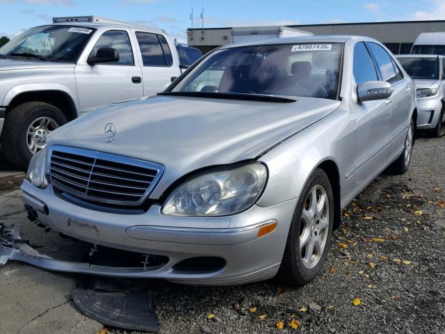 WDBNG83J04A393582 - 2004 MERCEDES-BENZ S 430 4MAT SILVER photo 2