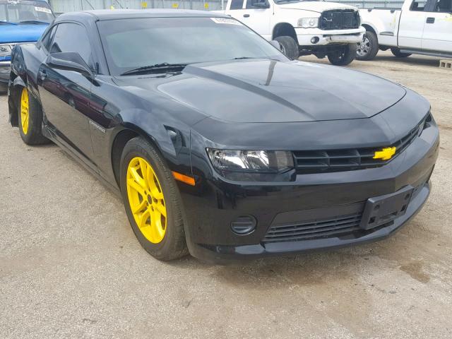 2G1FA1E33E9192861 - 2014 CHEVROLET CAMARO LS BLACK photo 1