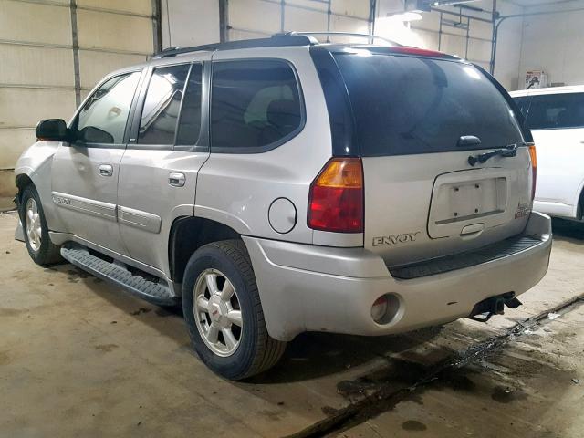 1GKDT13S642292845 - 2004 GMC ENVOY SILVER photo 3