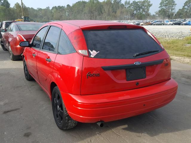 3FAFP373X2R235778 - 2002 FORD FOCUS ZX5 RED photo 3