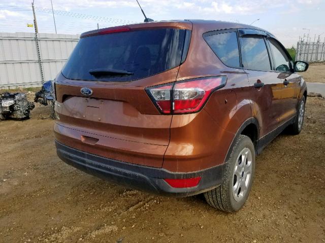 1FMCU0F72HUA34639 - 2017 FORD ESCAPE S ORANGE photo 4