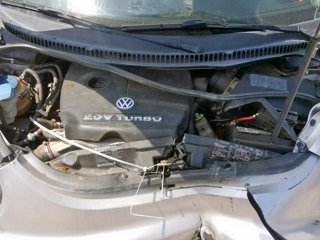 3VWDD21C52M411627 - 2002 VOLKSWAGEN NEW BEETLE ვერცხლისფერი ფოტო 7