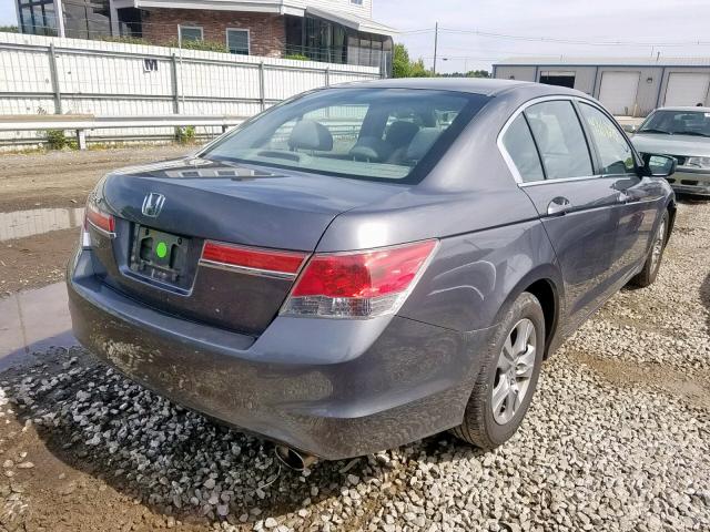 1HGCP2F41BA113808 - 2011 HONDA ACCORD LXP GRAY photo 4