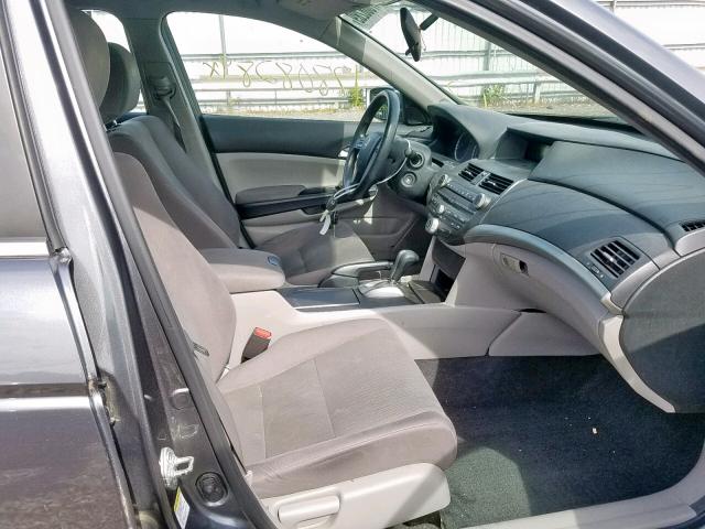 1HGCP2F41BA113808 - 2011 HONDA ACCORD LXP GRAY photo 5