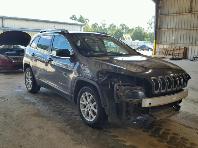 1C4PJLCB4EW225570 - 2014 JEEP CHEROKEE L GRAY photo 1