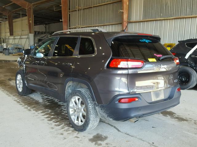 1C4PJLCB4EW225570 - 2014 JEEP CHEROKEE L GRAY photo 3