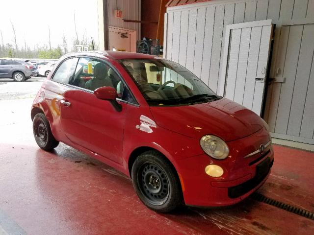 3C3CFFAR7DT743229 - 2013 FIAT 500 POP RED photo 1