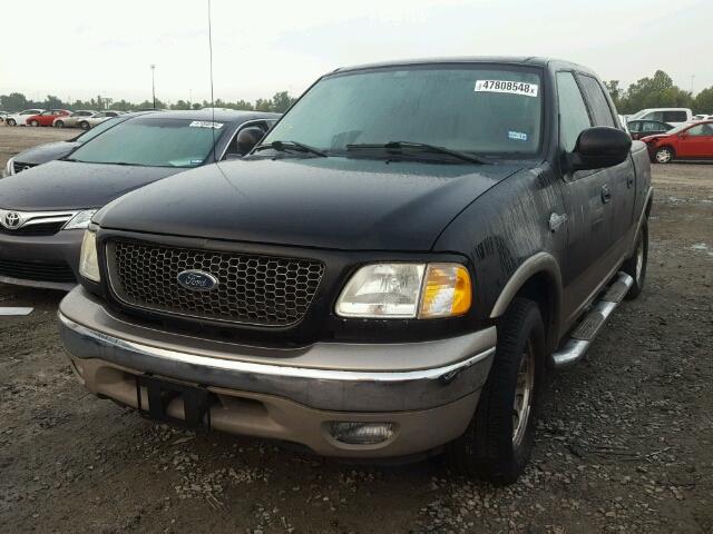 1FTRW07L73KC81325 - 2003 FORD F150 2WD BLACK photo 2