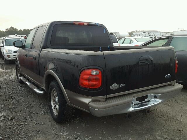 1FTRW07L73KC81325 - 2003 FORD F150 2WD BLACK photo 3