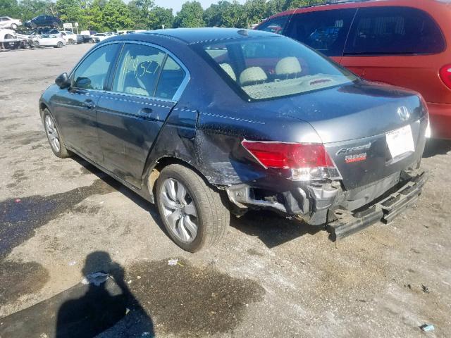 JHMCP26838C034671 - 2008 HONDA ACCORD EXL GRAY photo 3