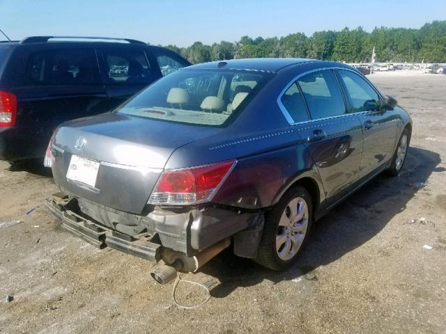 JHMCP26838C034671 - 2008 HONDA ACCORD EXL GRAY photo 4