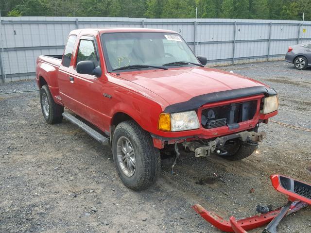 1FTZR45E24PA04833 - 2004 FORD RANGER SUP RED photo 1