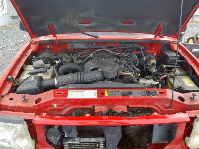 1FTZR45E24PA04833 - 2004 FORD RANGER SUP RED photo 7