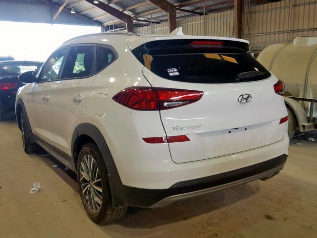 KM8J33AL0KU938352 - 2019 HYUNDAI TUCSON LIM WHITE photo 3