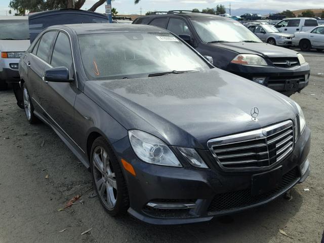 WDDHF5KB7DA690543 - 2013 MERCEDES-BENZ E 350 GRAY photo 1