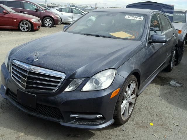 WDDHF5KB7DA690543 - 2013 MERCEDES-BENZ E 350 GRAY photo 2