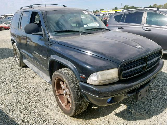 1B4HS28Z2YF296527 - 2000 DODGE DURANGO BLACK photo 1