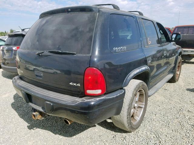 1B4HS28Z2YF296527 - 2000 DODGE DURANGO BLACK photo 4