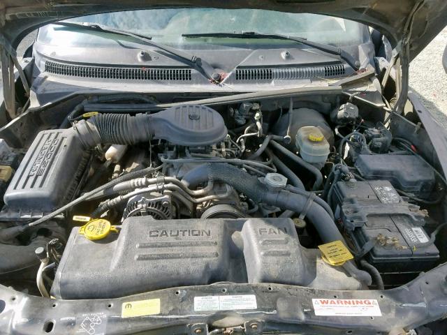 1B4HS28Z2YF296527 - 2000 DODGE DURANGO BLACK photo 7