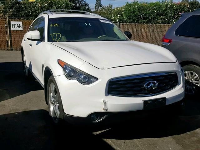 JNRAS18U79M103904 - 2009 INFINITI FX35 WHITE photo 1