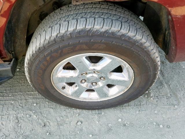 1J8HH58207C660149 - 2007 JEEP COMMANDER 勃艮第红 照片 9