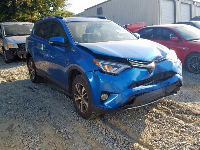 JTMWFREV9JJ155062 - 2018 TOYOTA RAV4 ADVEN BLUE photo 1